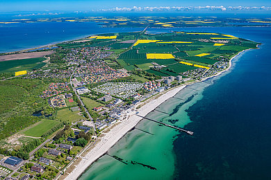Luftbildaufnahme von Großenbrode