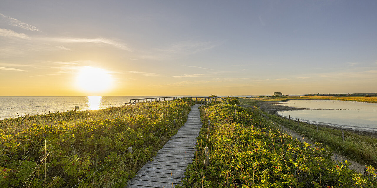 Landschaft Behrensdorf in der Hohwachter Bucht an der Ostsee Schleswig-Holstein