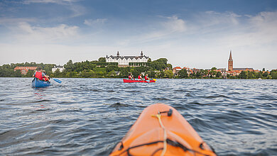 Schloss Plön, Kanu, See
