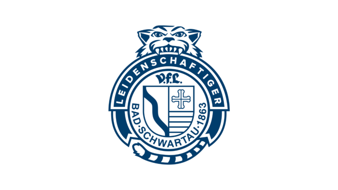 Logo des Handballvereins VfL Lübeck-Bad Schwartau in den Farben Blau-Weiß