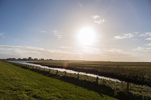 Radfahren in Wendtorf an der Ostsee Schleswig-Holstein.