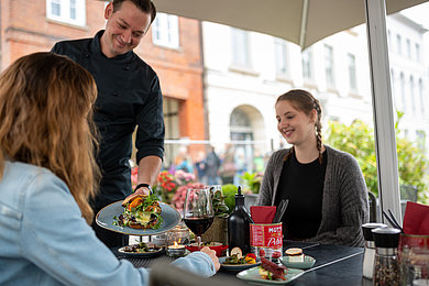 Restaurant, Markt, Eutin