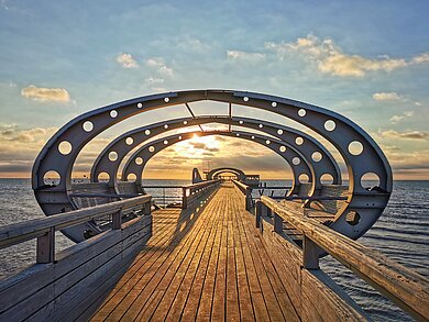 Seebrücke Kellenhusen an der Ostsee Schleswig-Holstein