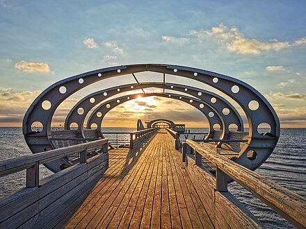 Seebrücke Kellenhusen an der Ostsee Schleswig-Holstein